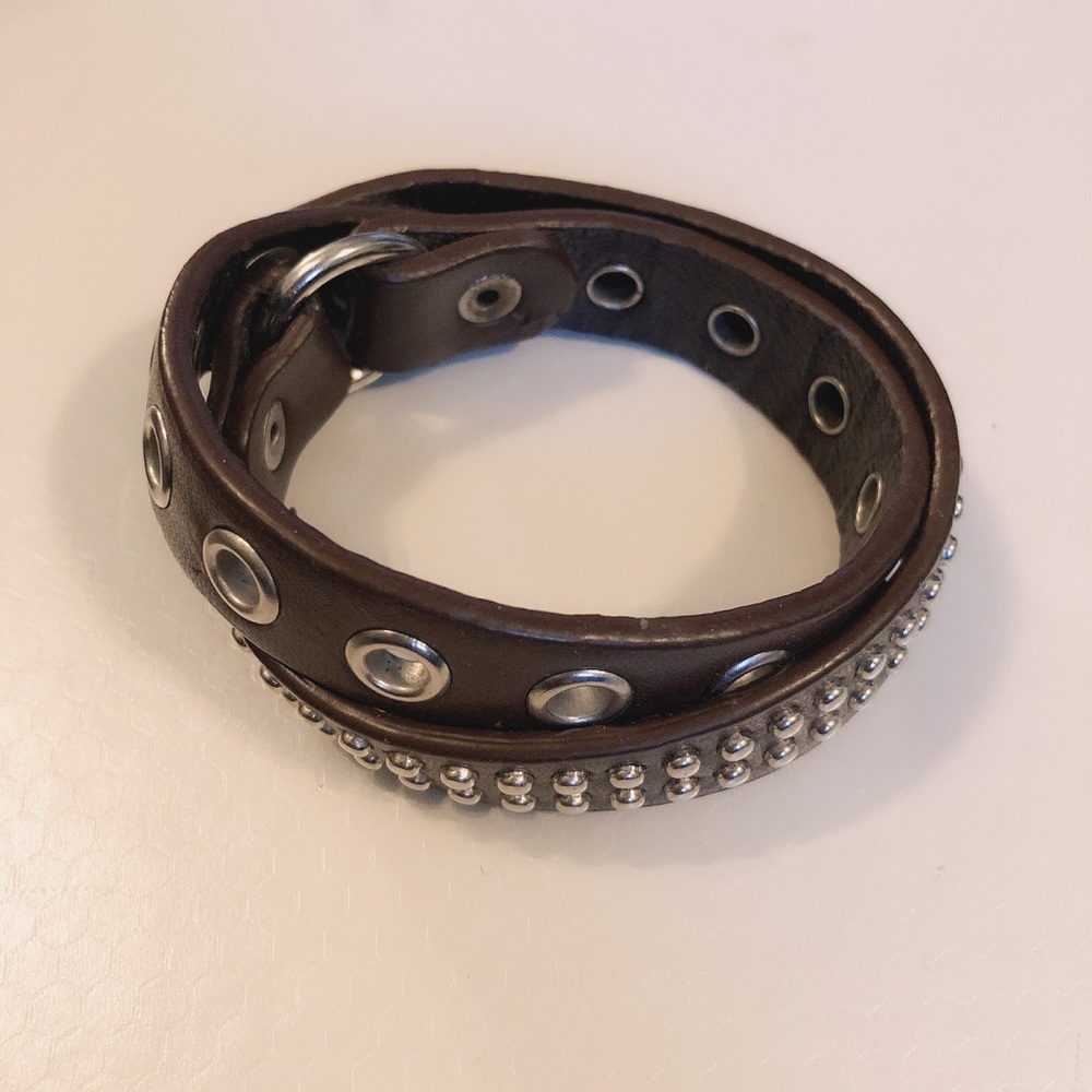 Faux Leather bangle/choker